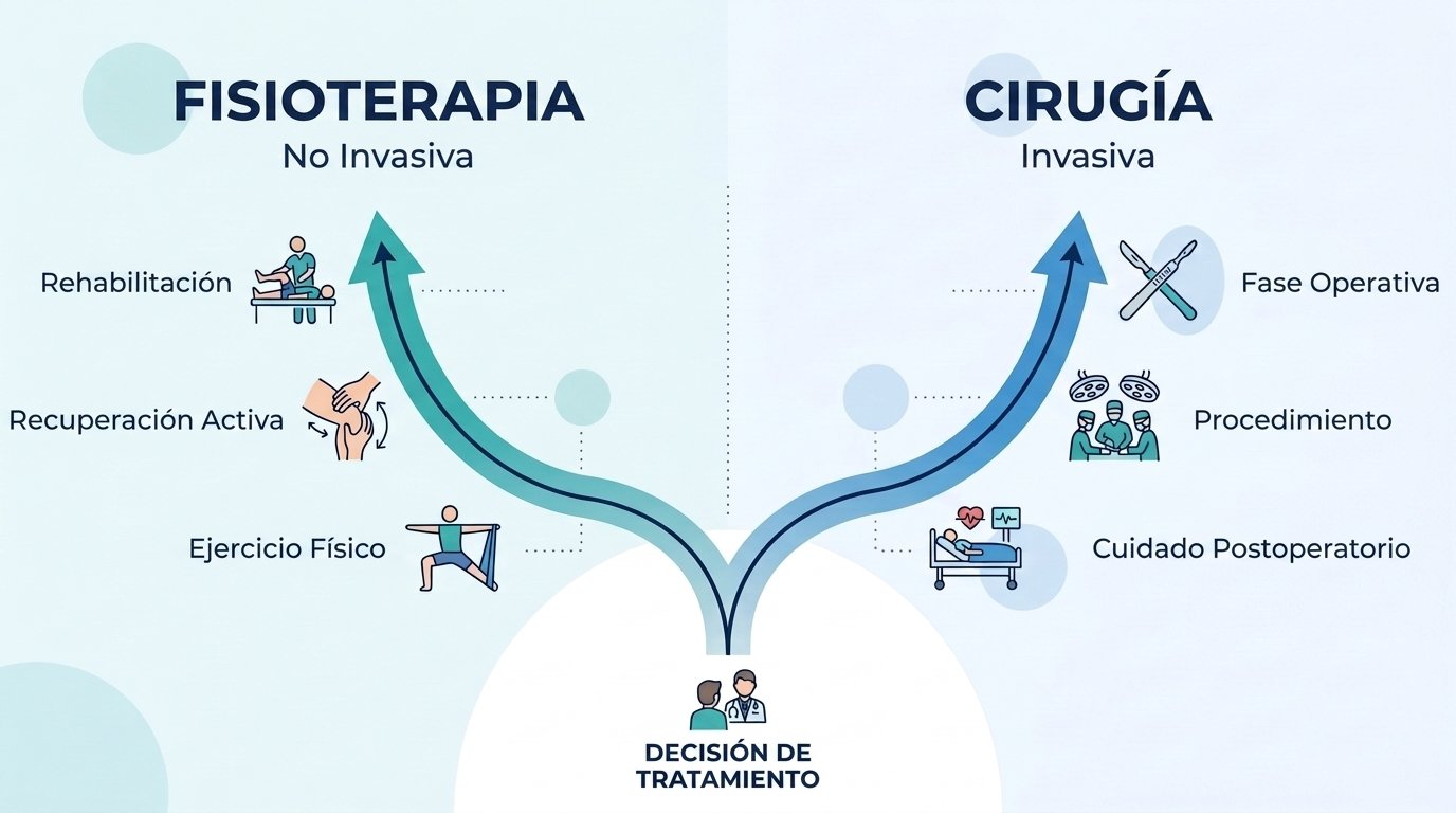 fisioterapia o cirugia para tobillo
